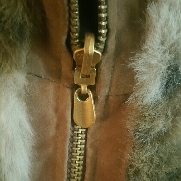 Genuine leather and faux fur Coat - Picture 4 of 8